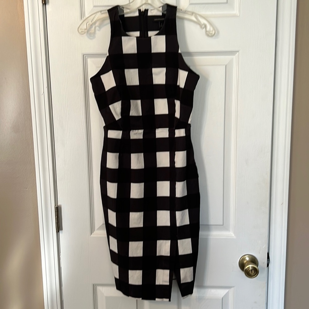 Banana Republic Gingham Checked Dress - Size 6